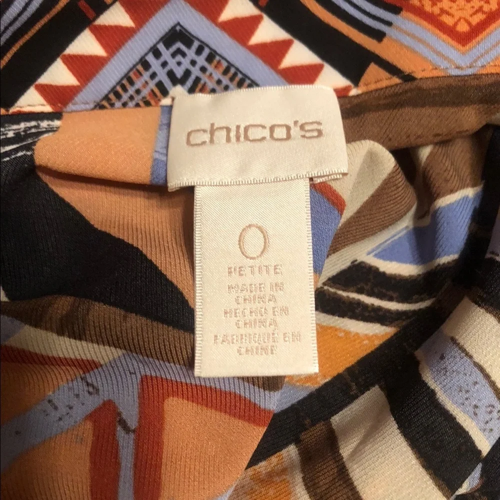 Beautiful Chico's petite blouse NWOT